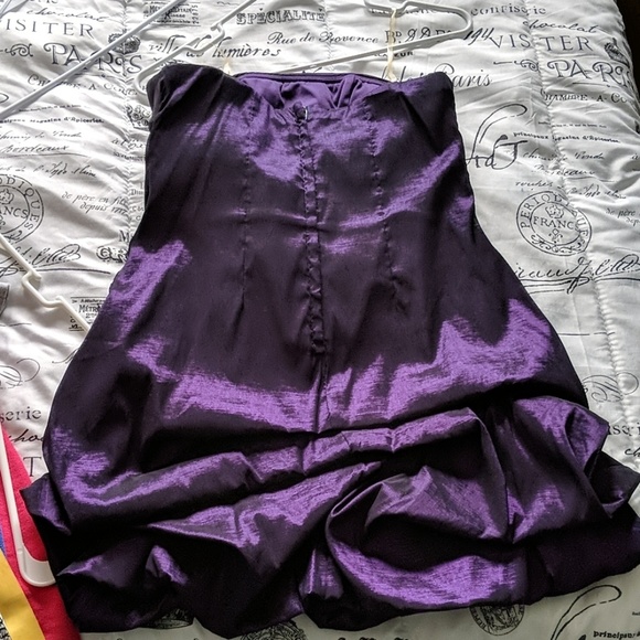 Purple Ruffled Dress - Picture 3 of 3